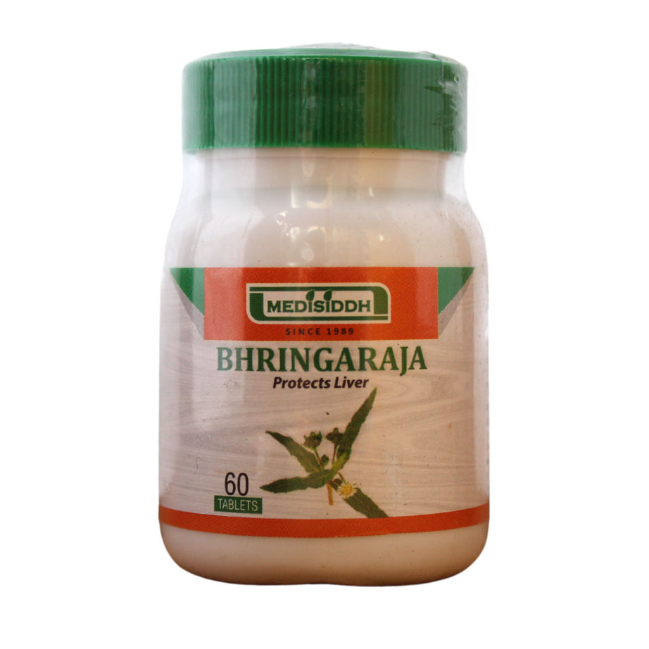Bhringaraja Tablets - 60 Tablets -  Medisiddh - Medizzo.com