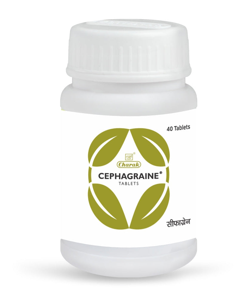 Charak Cephagraine Tablets 40Tablets -  Charak - Medizzo.com