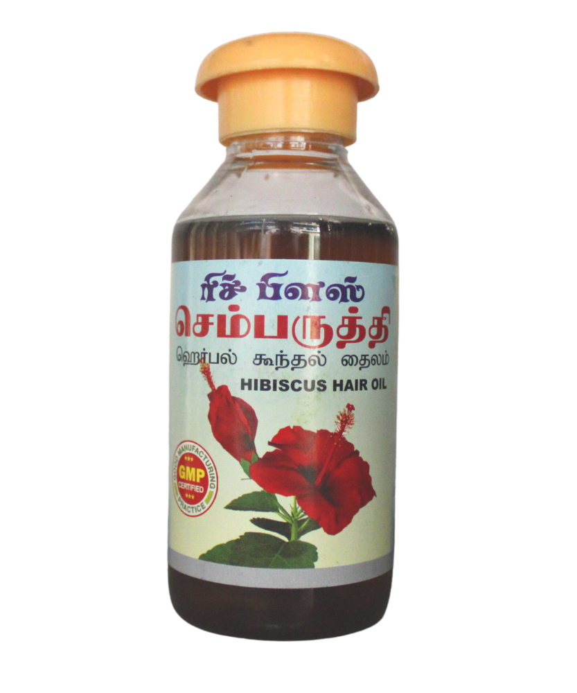 Chemparuthi Thailam 100ml ( Hibiscus Hair Oil ) -  Sathyam Herbals - Medizzo.com