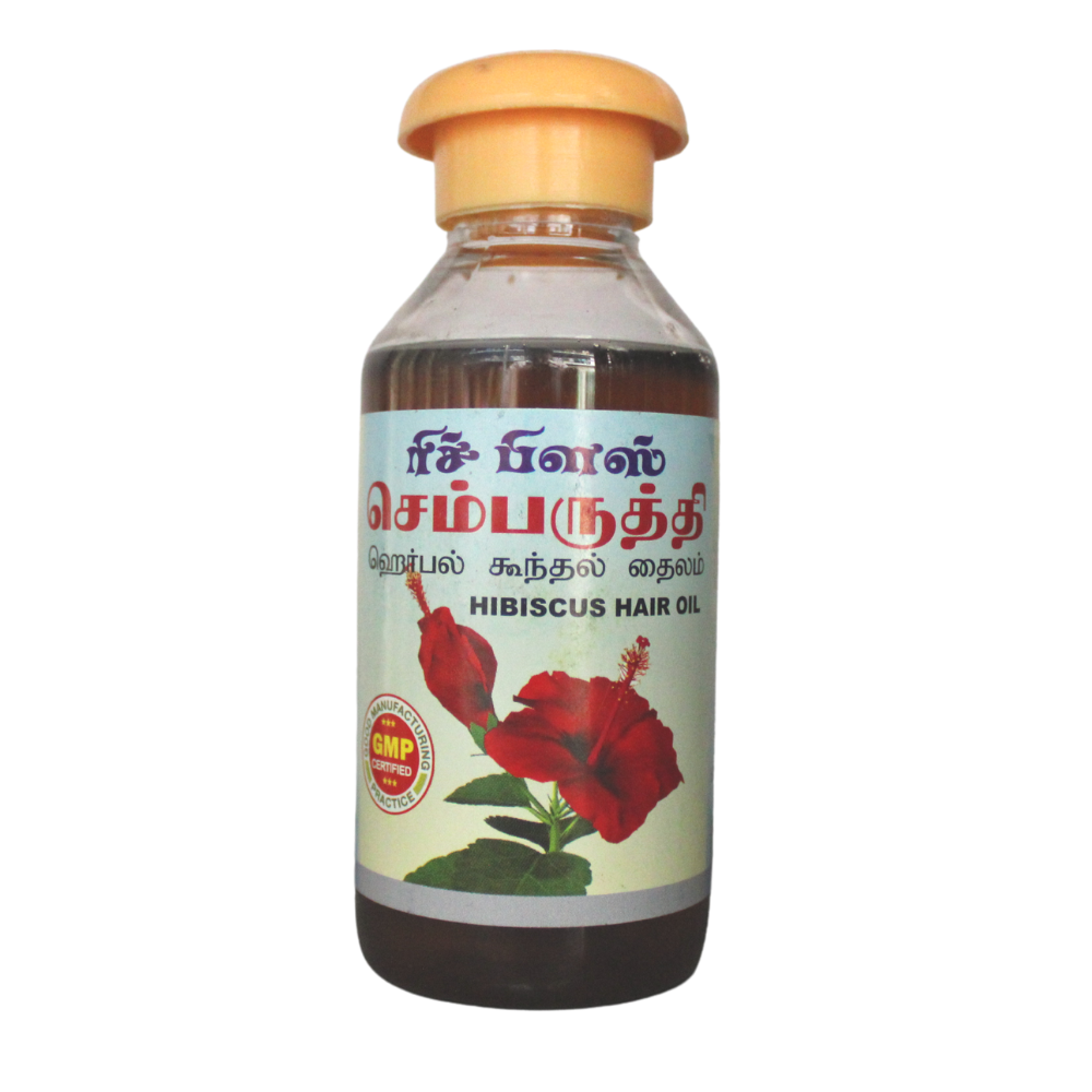 Chemparuthi Thailam 100ml ( Hibiscus Hair Oil ) -  Sathyam Herbals - Medizzo.com