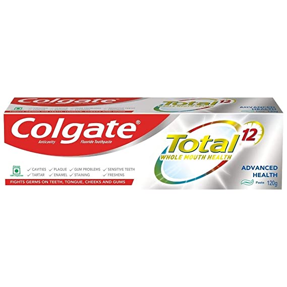 Colgate Total12 Advanced Health Toothpaste 120gm -  Colgate - Medizzo.com