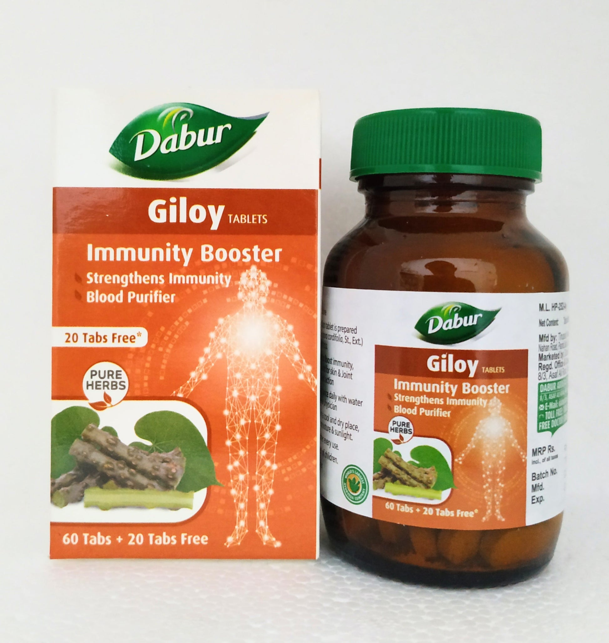 Dabur Giloy Tablets - 60Tablets -  Dabur - Medizzo.com