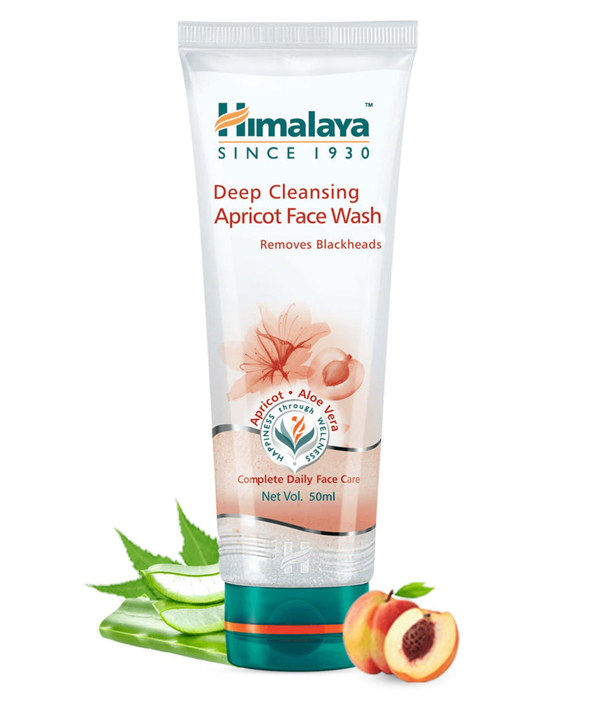 Himalaya Deep Cleansing Apricot Facewash 50ml -  Himalaya - Medizzo.com