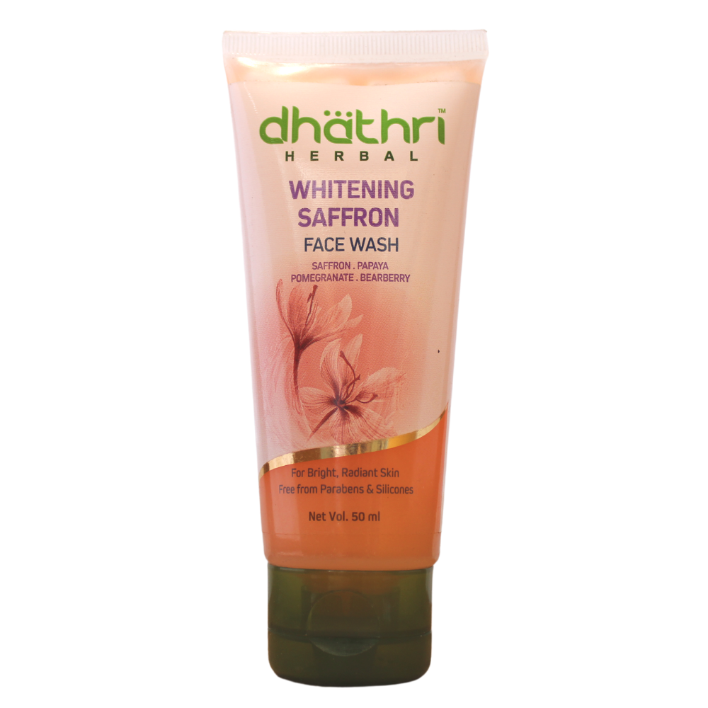 Dhathri Whitening Saffron Facewash 50ml -  Dhathri - Medizzo.com
