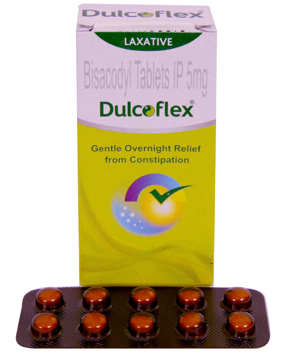 Dulcoflex Tablets - Bisacodyl 5mg - 10Tablets -  Sanofi - Medizzo.com