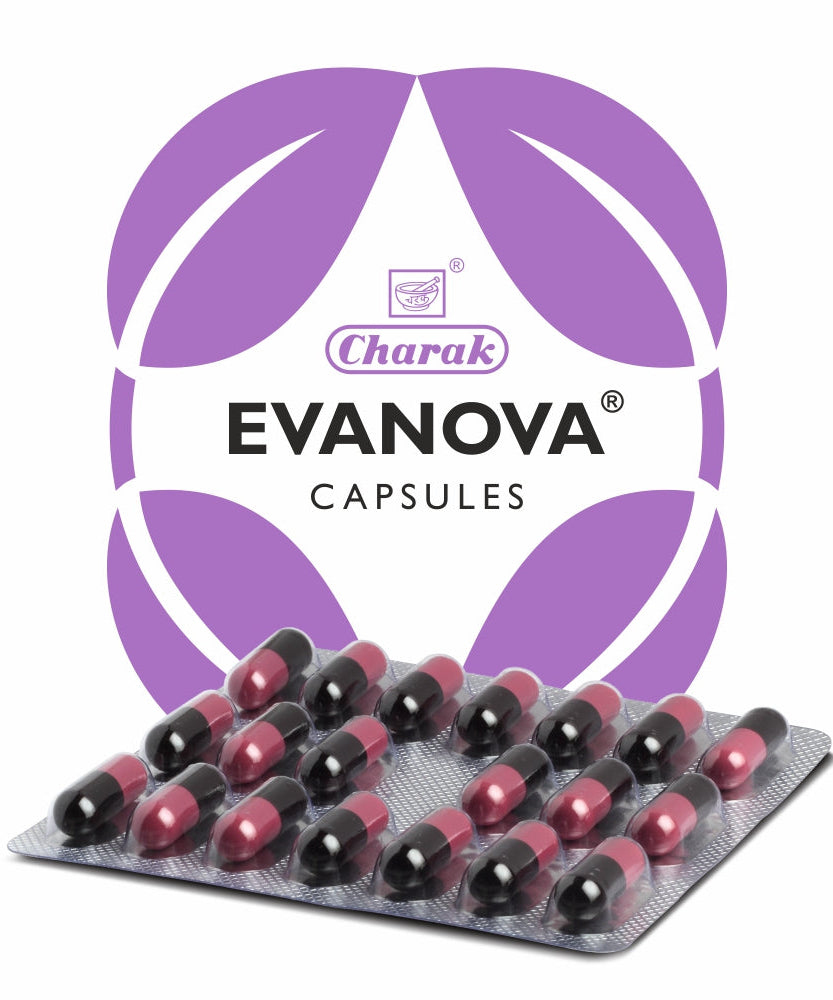 Evanova Capsules - 20Capsules -  Charak - Medizzo.com