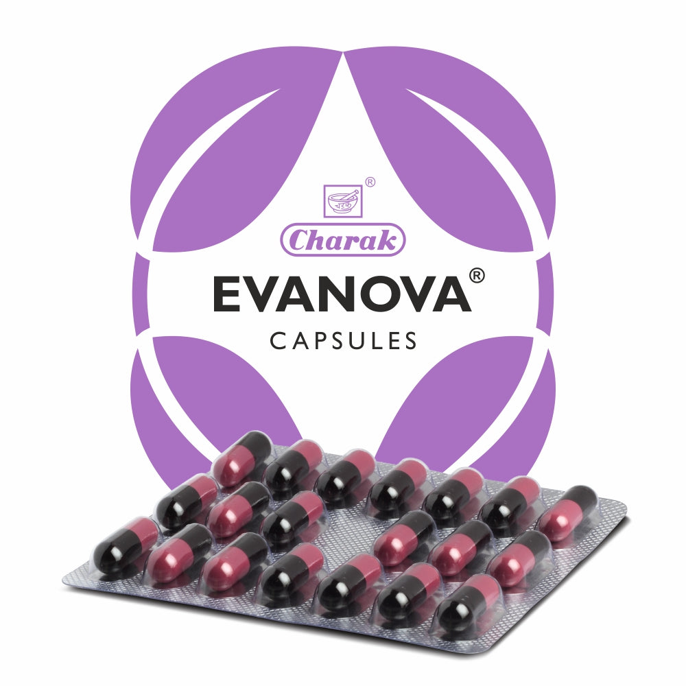 Evanova Capsules - 20Capsules -  Charak - Medizzo.com