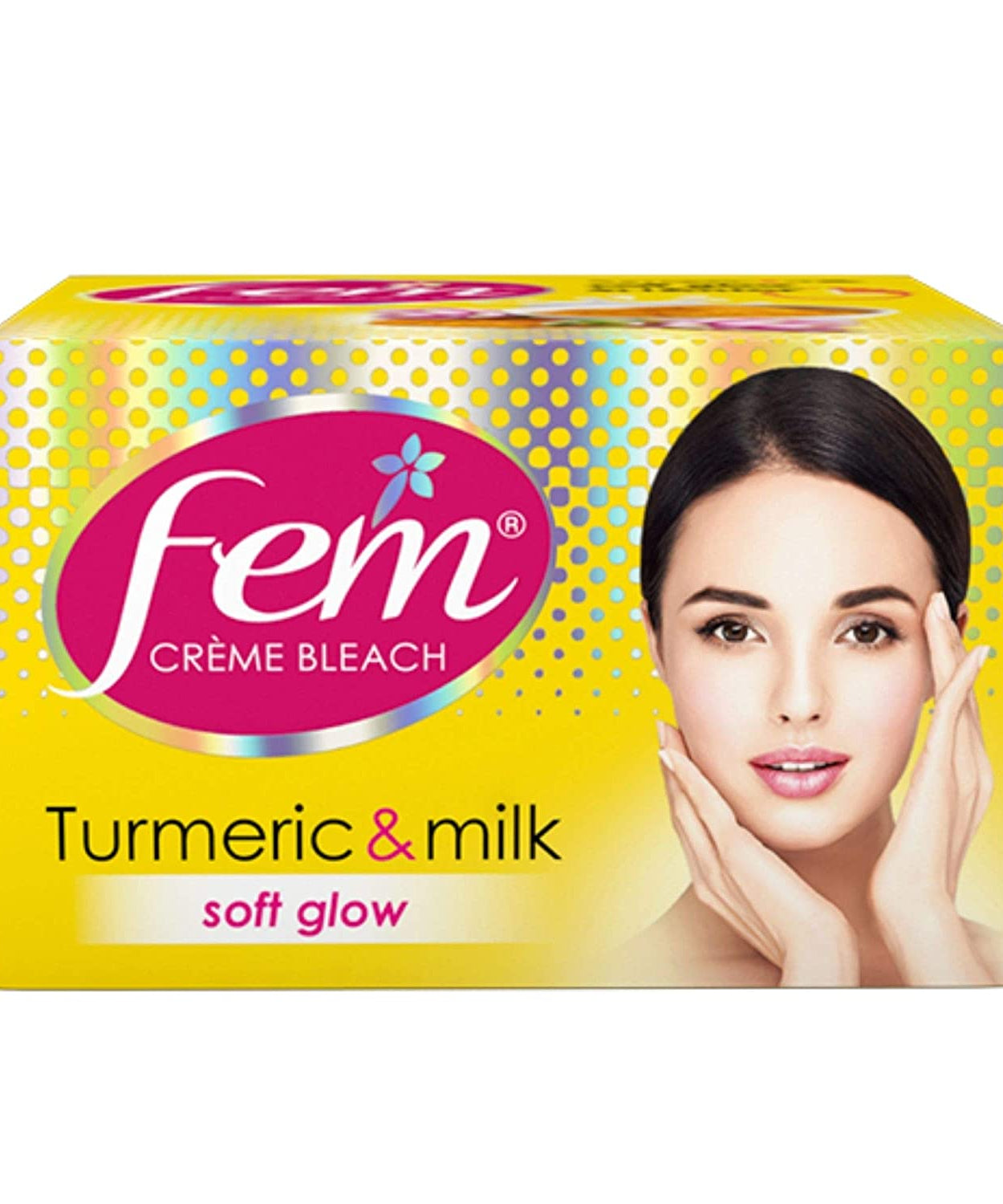Fem Fairness Creme Bleach - Turmeric and Milk - 24gm -  Dabur - Medizzo.com