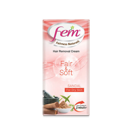 Fem Hair Removal Cream Sandal, For Dry Skin - 25gm -  Dabur - Medizzo.com