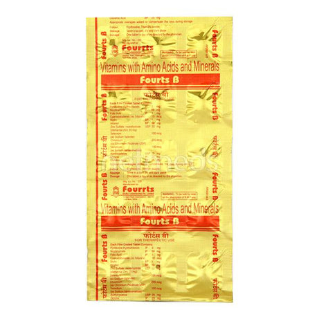 Fourts B Tablet - 15 Tablets -  Fourrts - Medizzo.com