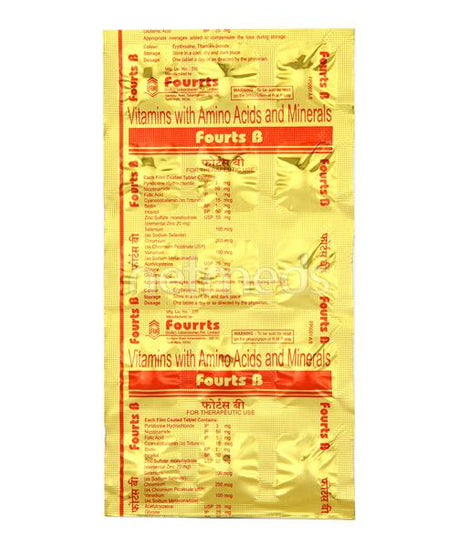 Fourts B Tablet - 15 Tablets -  Fourrts - Medizzo.com
