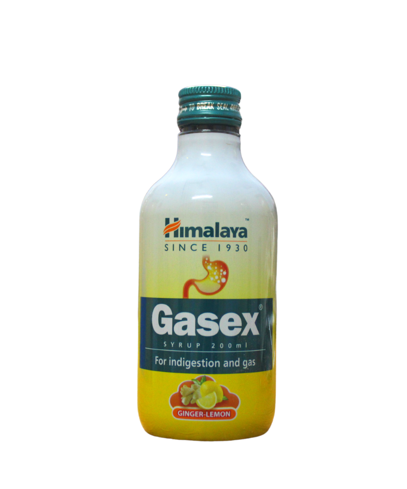 Gasex Syrup 200ml - Ginger Lemon Flavour