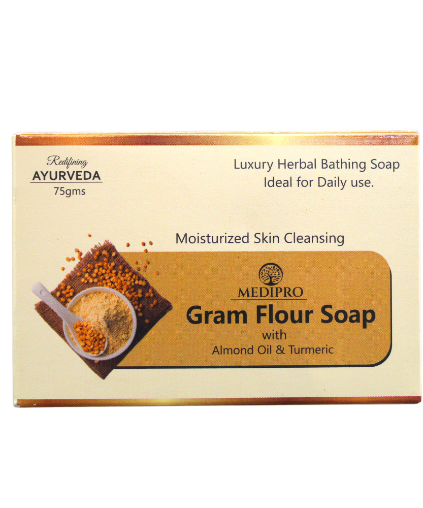 Gram Flour Soap 75g -  Medipro - Medizzo.com