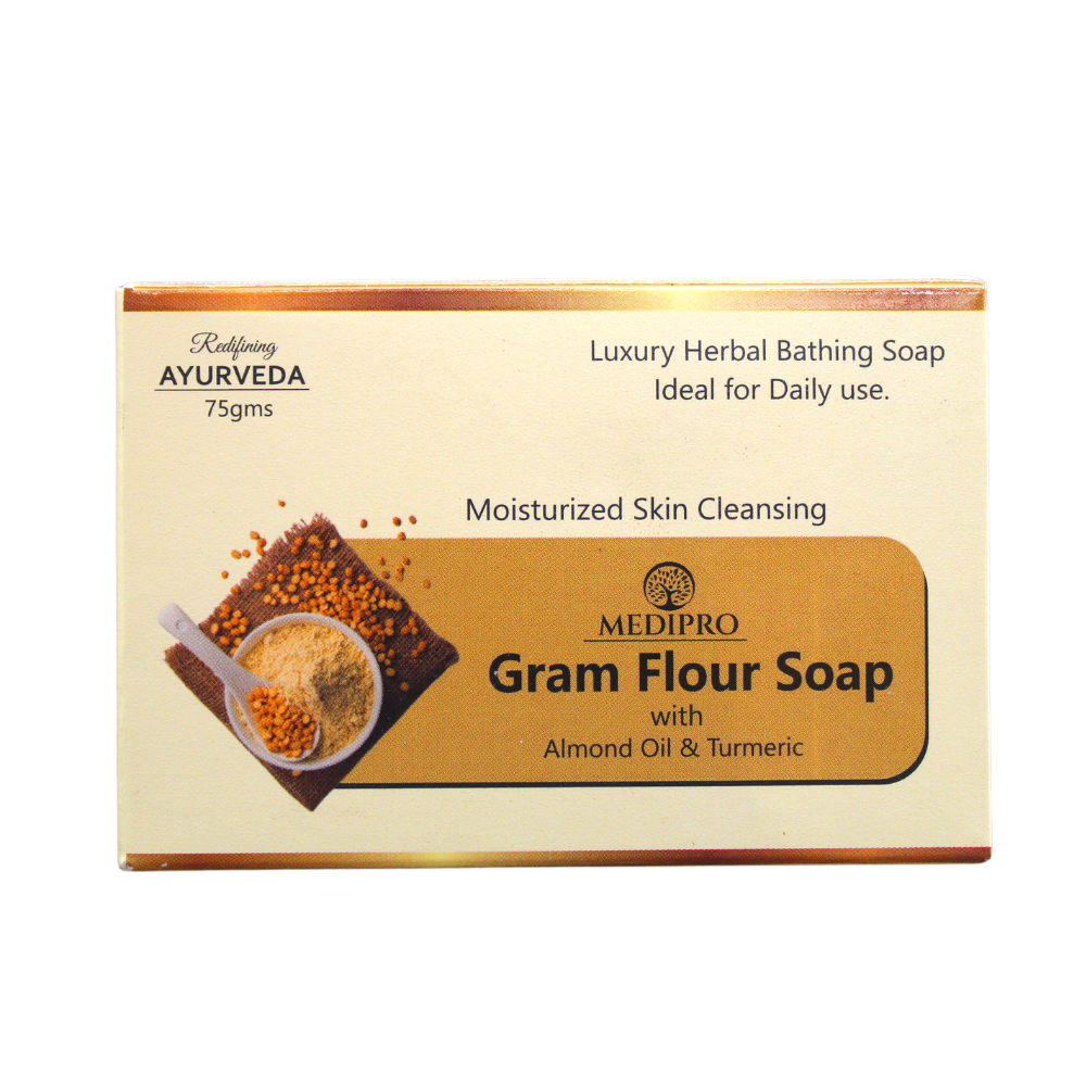 Gram Flour Soap 75g -  Medipro - Medizzo.com