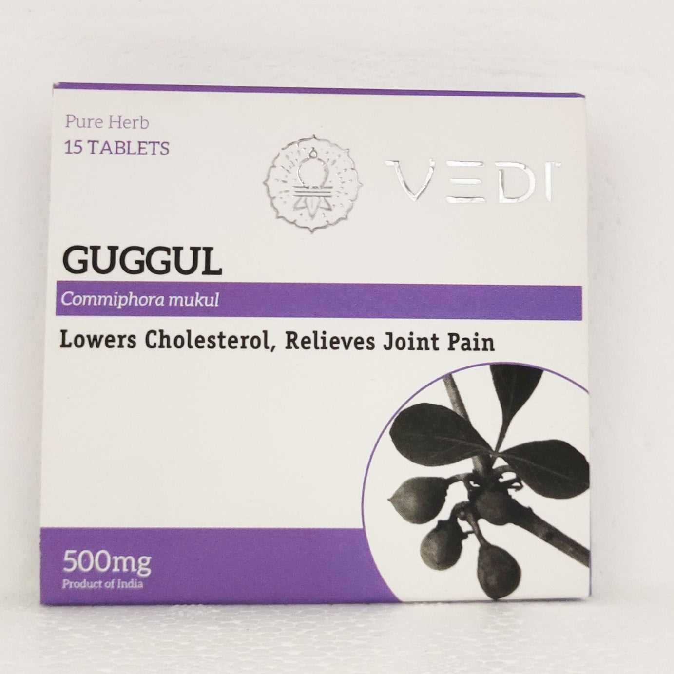 Guggul tablets - 15tablets -  Vedi Herbals - Medizzo.com