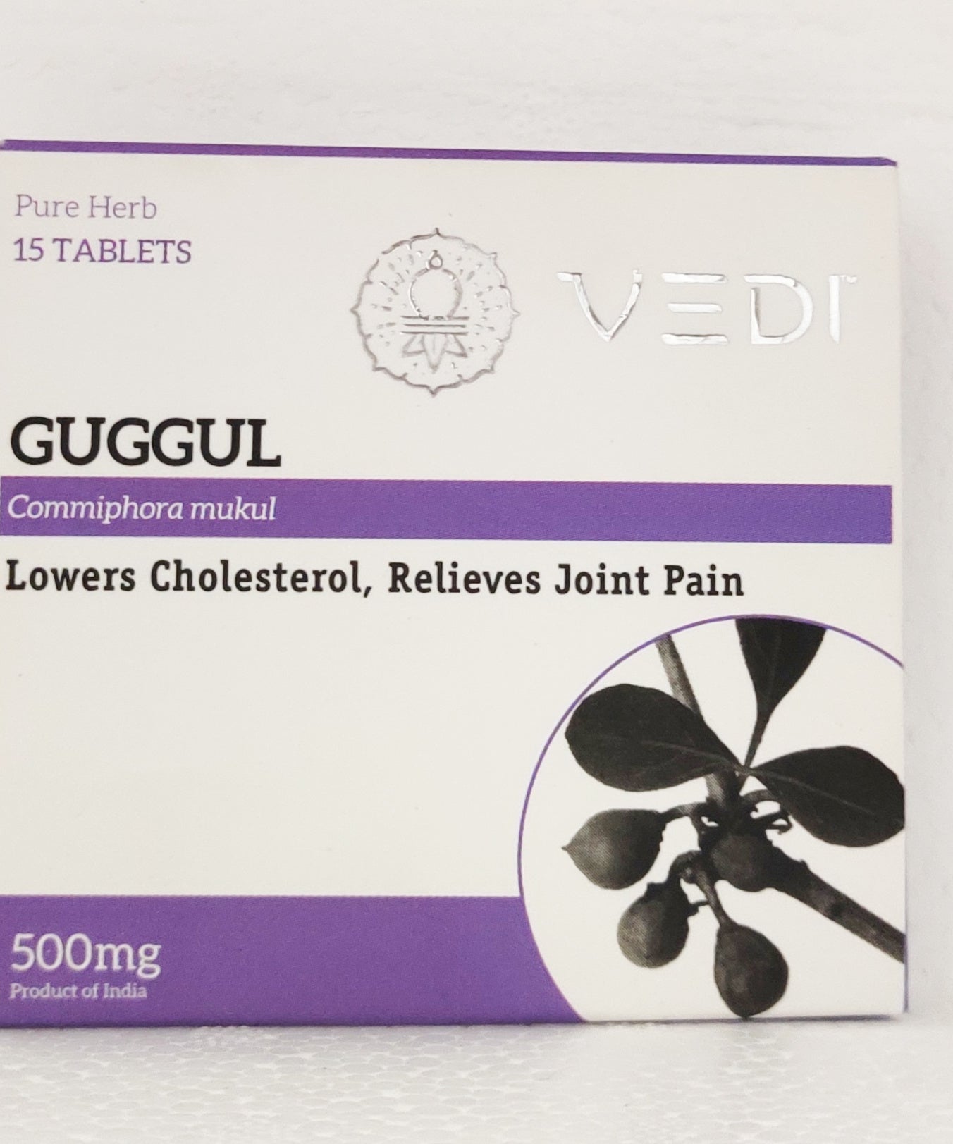 Guggul tablets - 15tablets -  Vedi Herbals - Medizzo.com