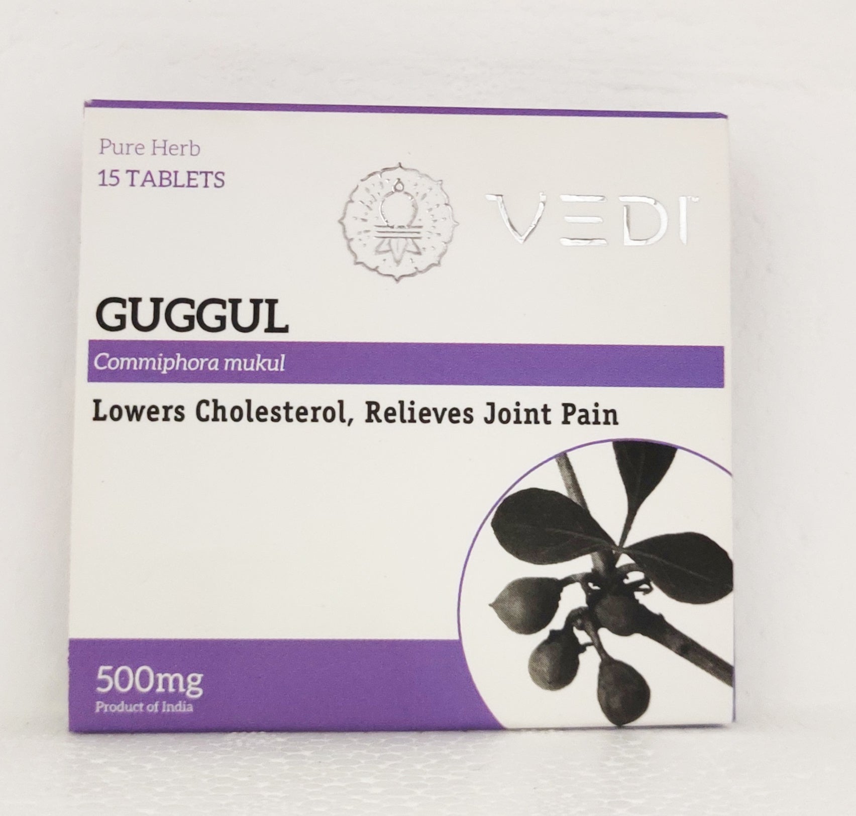 Guggul tablets - 15tablets -  Vedi Herbals - Medizzo.com