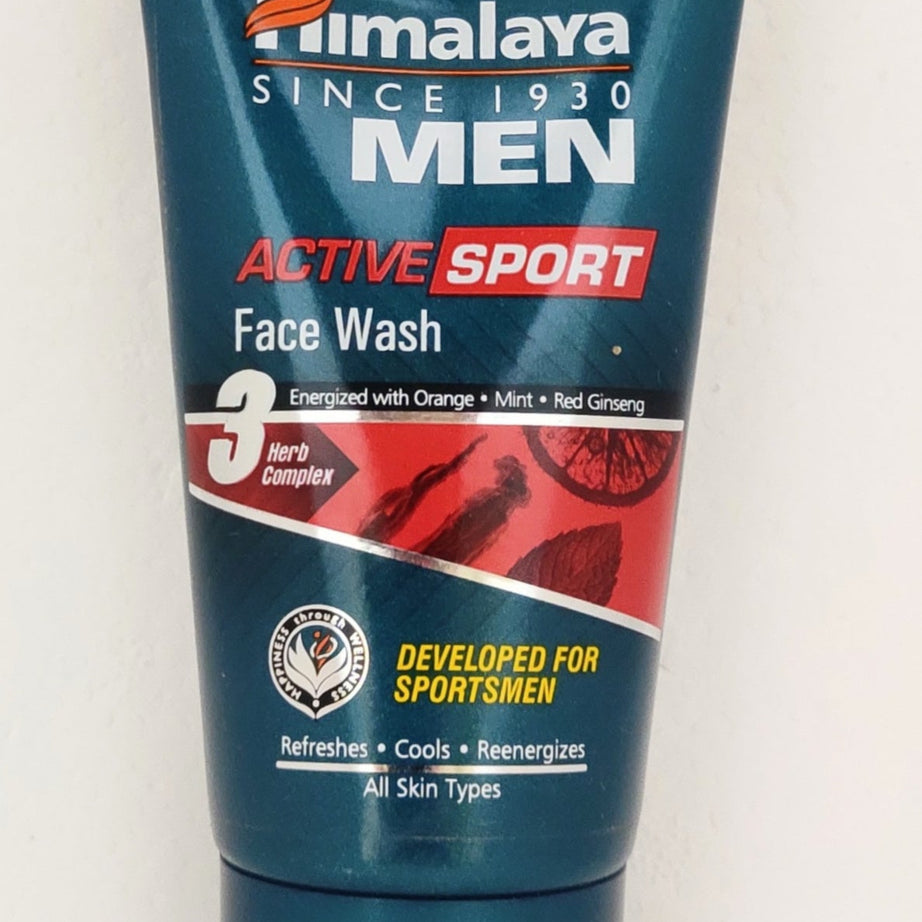 Himalaya men active sport face wash 50ml -  Himalaya - Medizzo.com