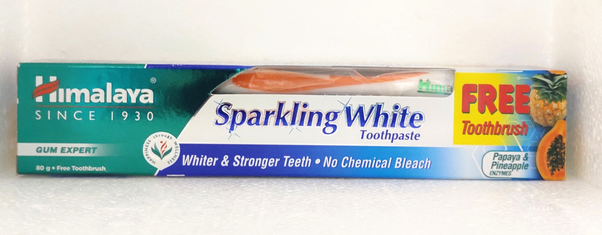 Himalaya sparkling white toothpaste 80gm -  Himalaya - Medizzo.com