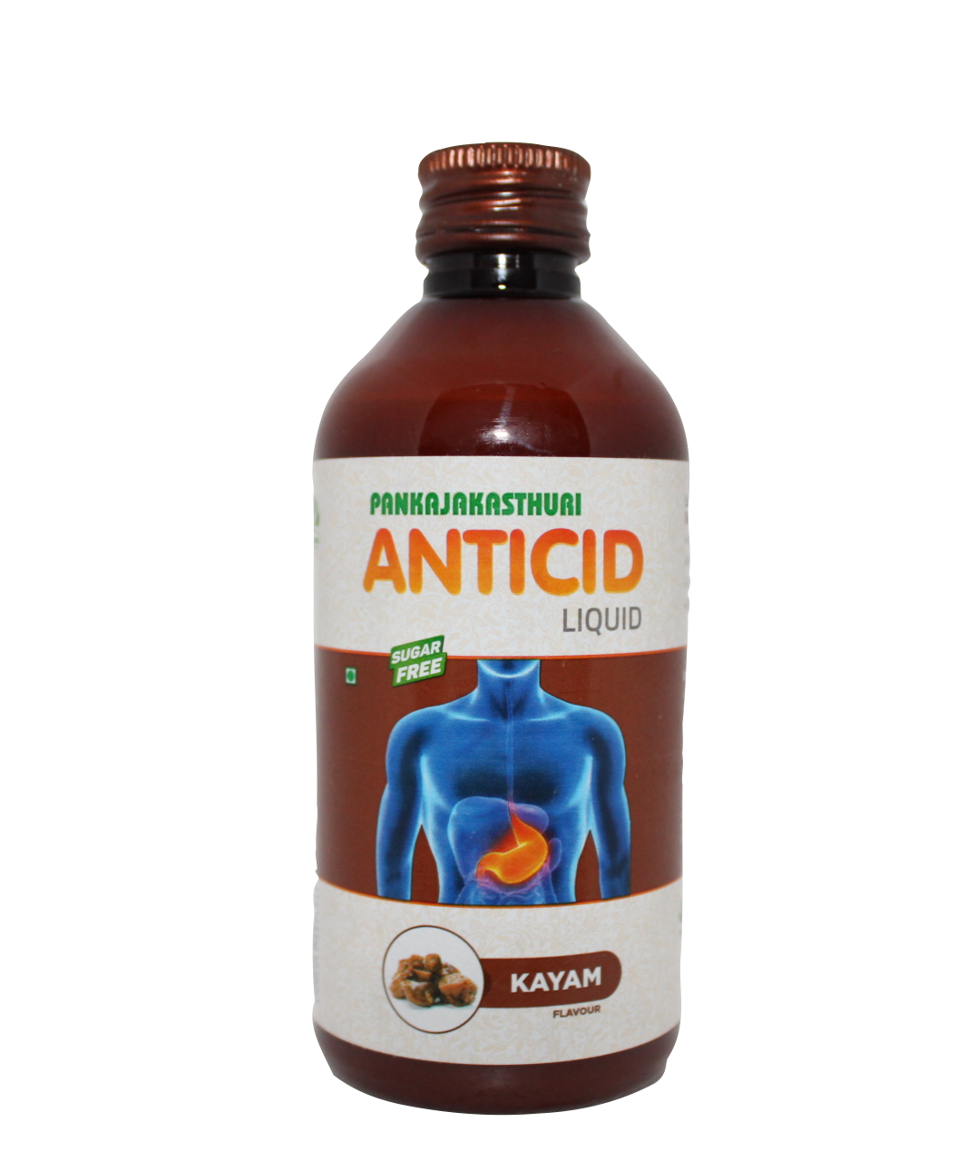 Pankajakasthuri anticid syrup 200ml - Kayam flavour -  Pankajakasthuri - Medizzo.com