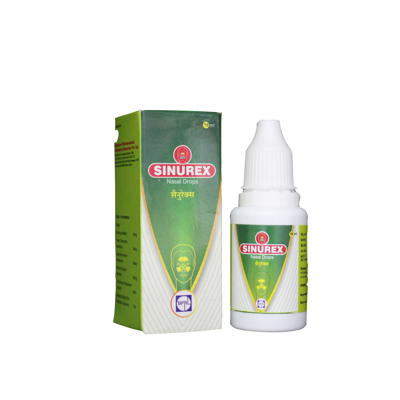 Sinurex nasal drops 15ml -  Sagar - Medizzo.com