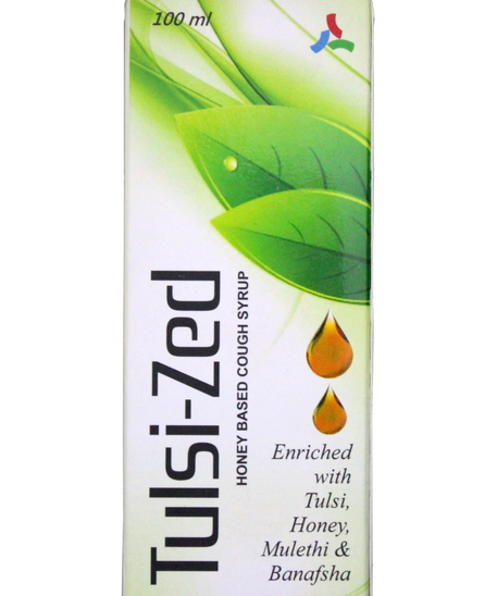 Tulsi-Zed cough syrup 100ml -  Zota - Medizzo.com