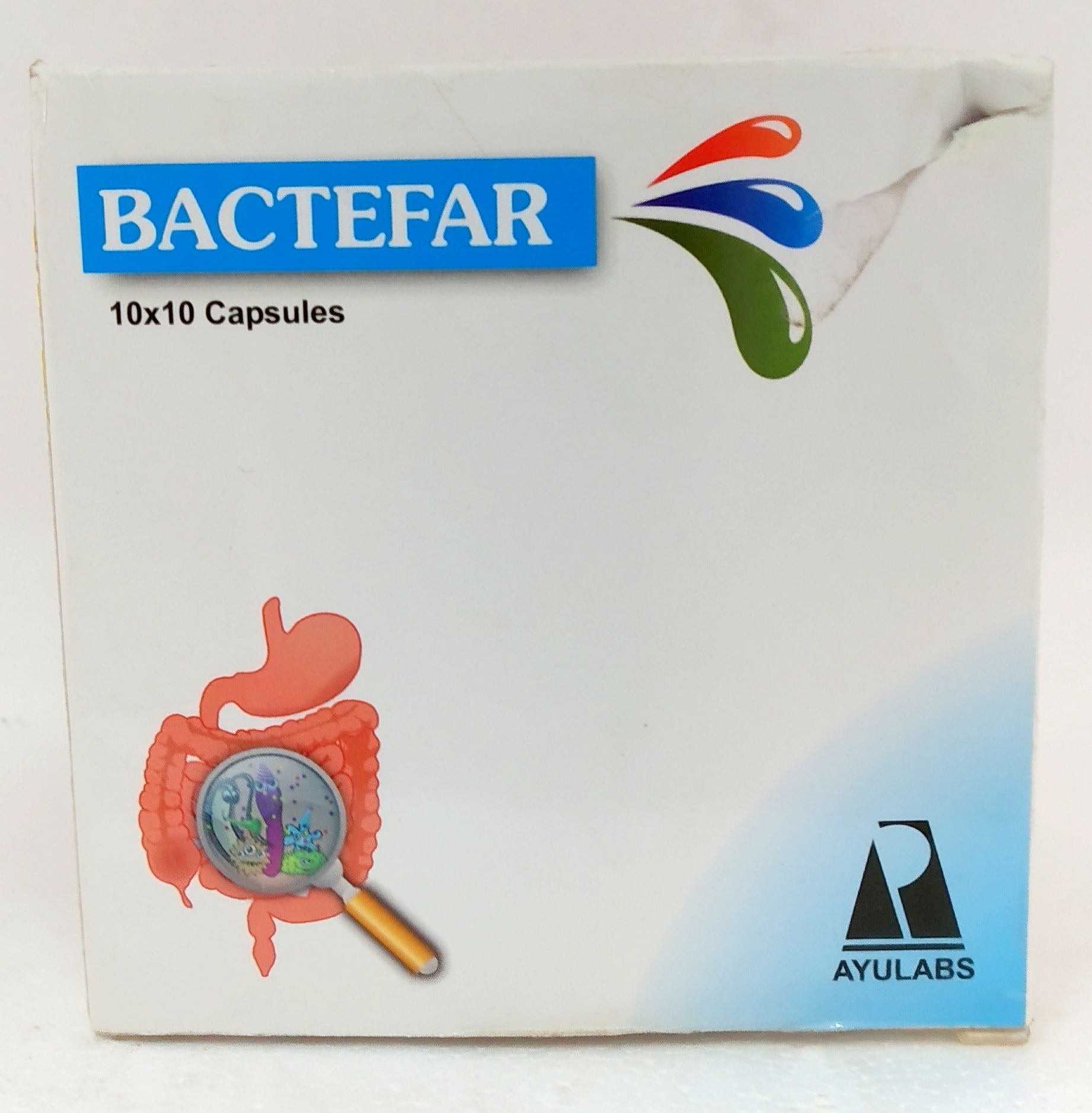 Bactefar 10Capsules -  Ayulabs - Medizzo.com