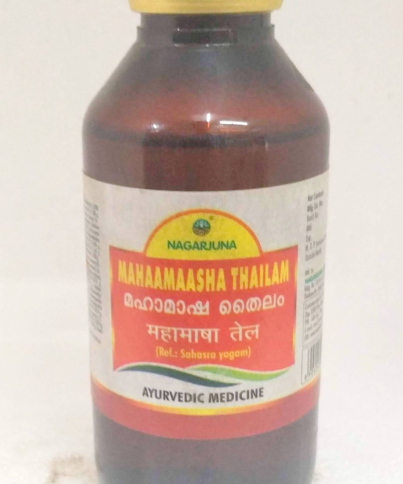 Nagarjuna Mahamasha Thailam 100ml -  Nagarjuna - Medizzo.com