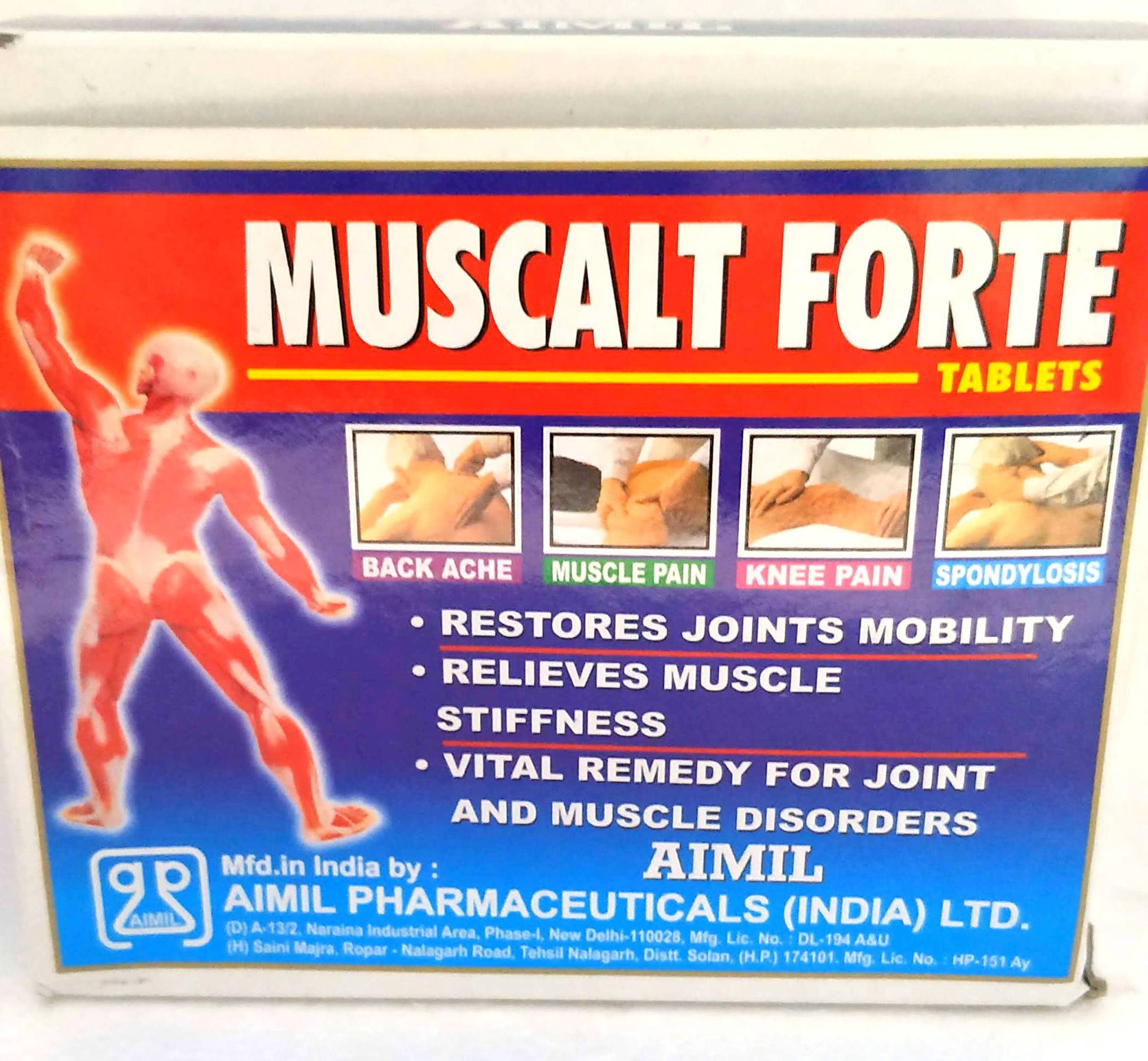Aimil Muscalt Forte 30Tablets -  Aimil - Medizzo.com