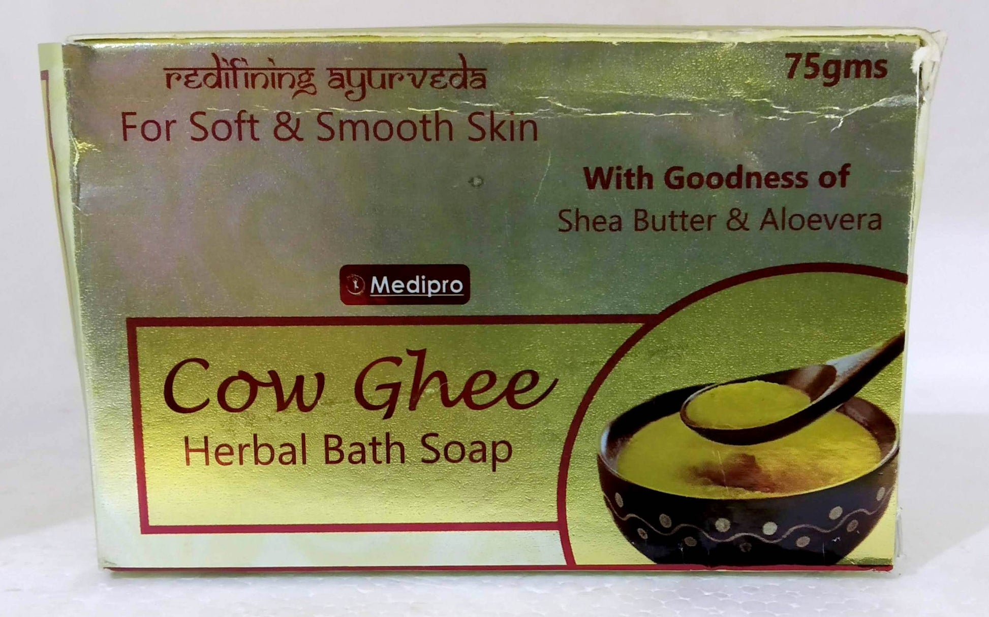 Cow Ghee Herbal Bath Soap 75g -  Medipro - Medizzo.com
