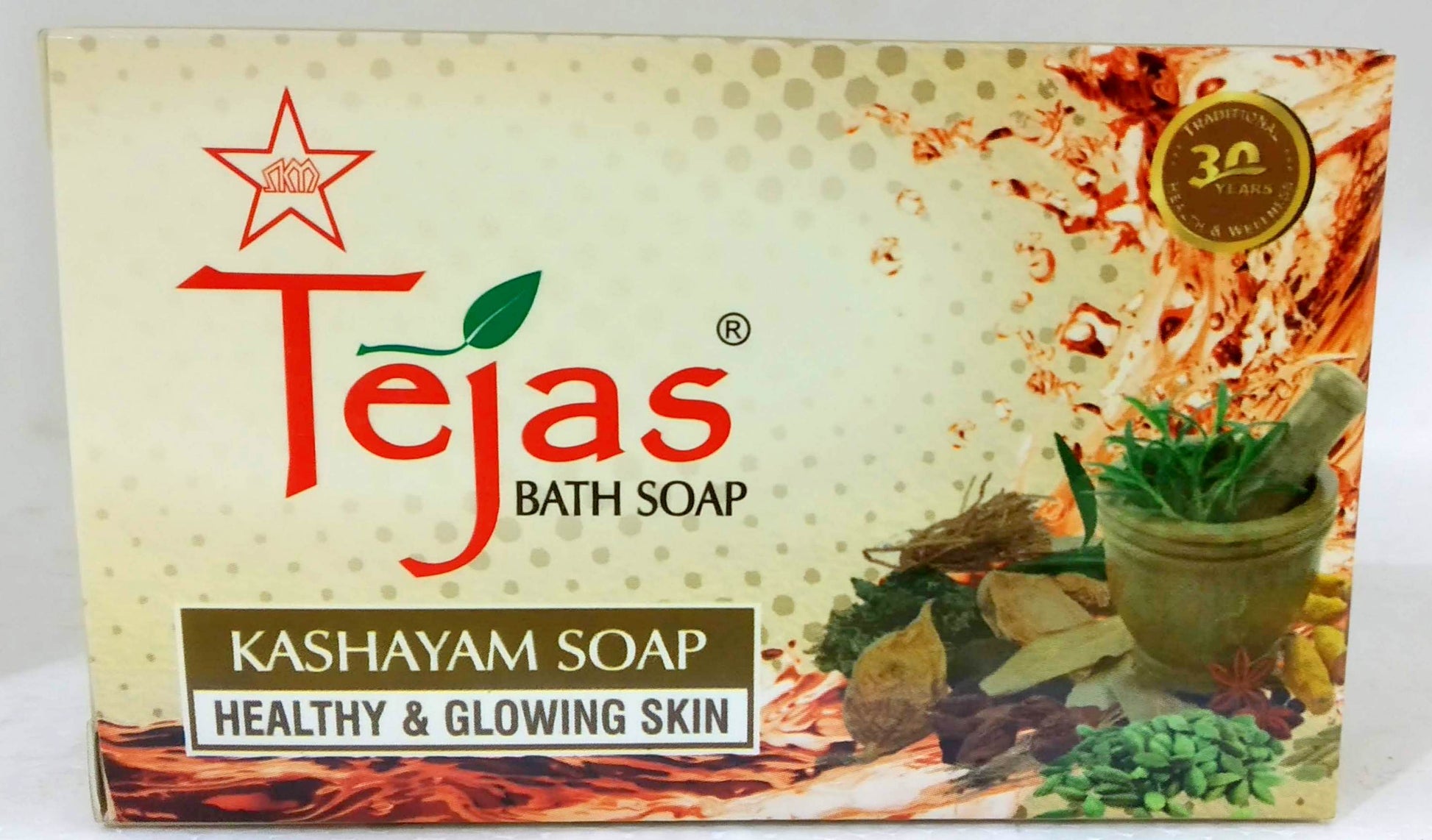 Tejas Kashayam Soap 75g -  SKM - Medizzo.com