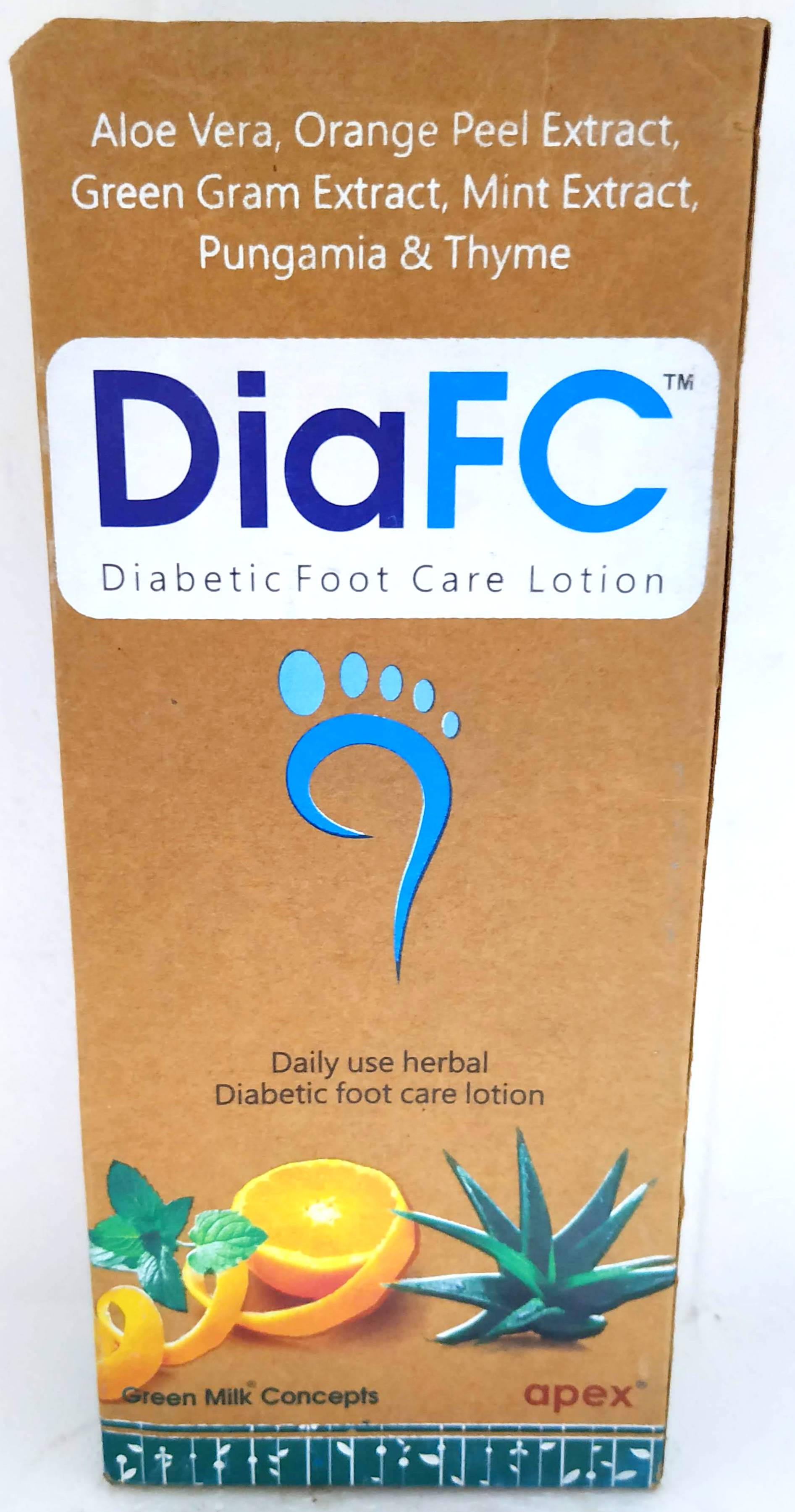 DiaFC Foot Care Lotion 200ml -  Apex Ayurveda - Medizzo.com