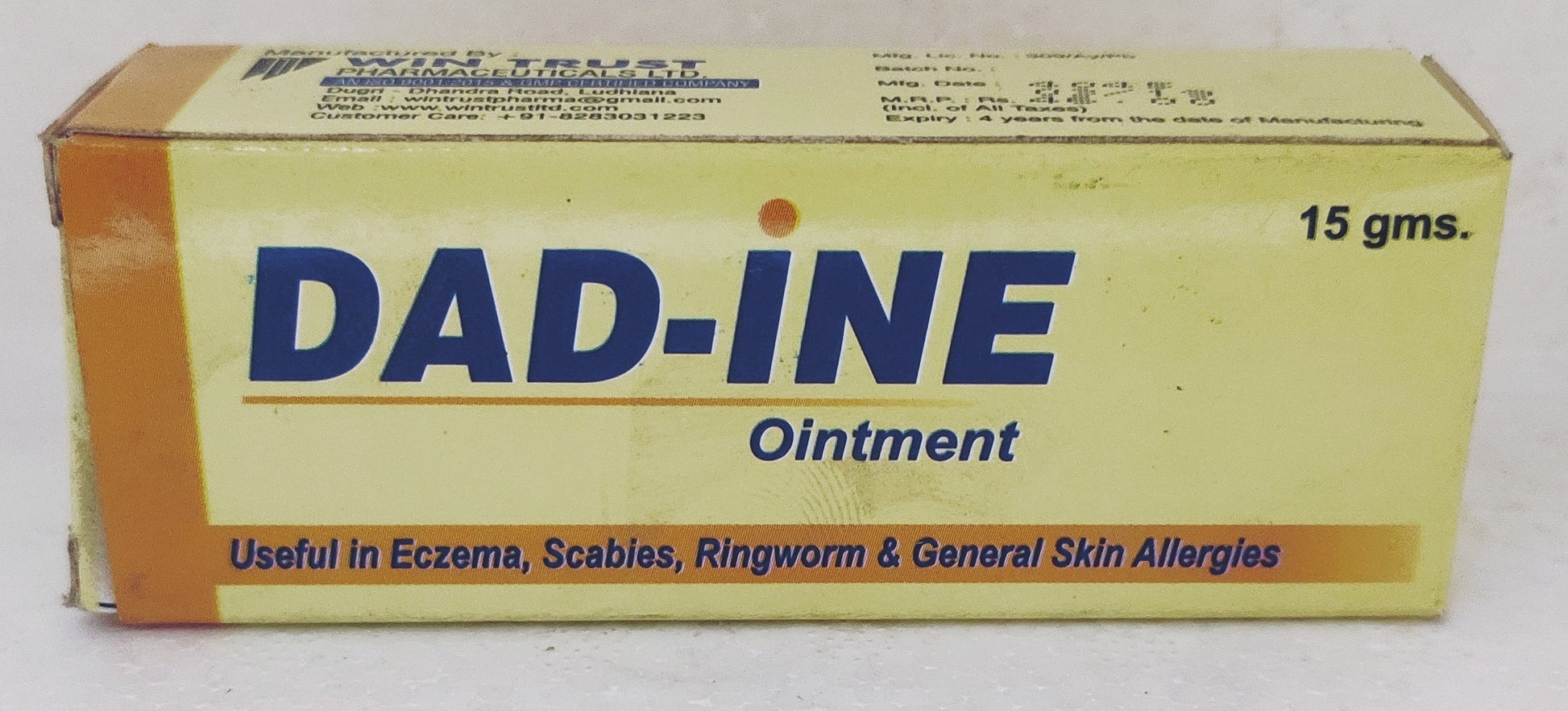 Wintrust Dadine Ointment 15gm -  Wintrust - Medizzo.com