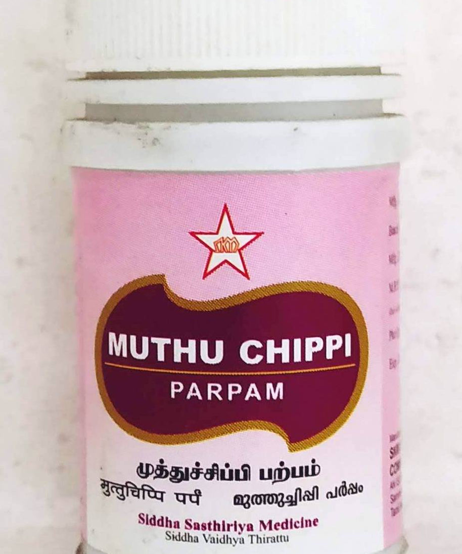 Muthuchippi Parpam 10gm -  SKM - Medizzo.com
