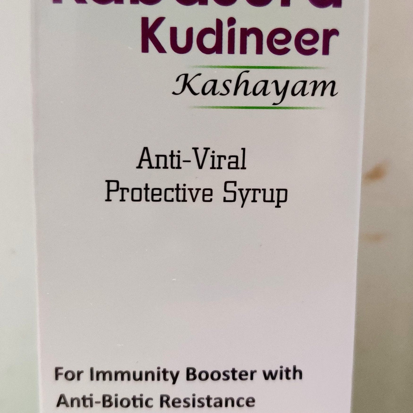 Kabasura Kudineer Kashayam 100ml -  MB Pharma - Medizzo.com