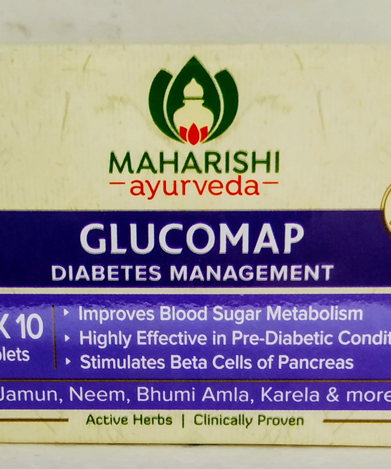 Maharishi Glucomap 10 Tablets -  Maharishi Ayurveda - Medizzo.com