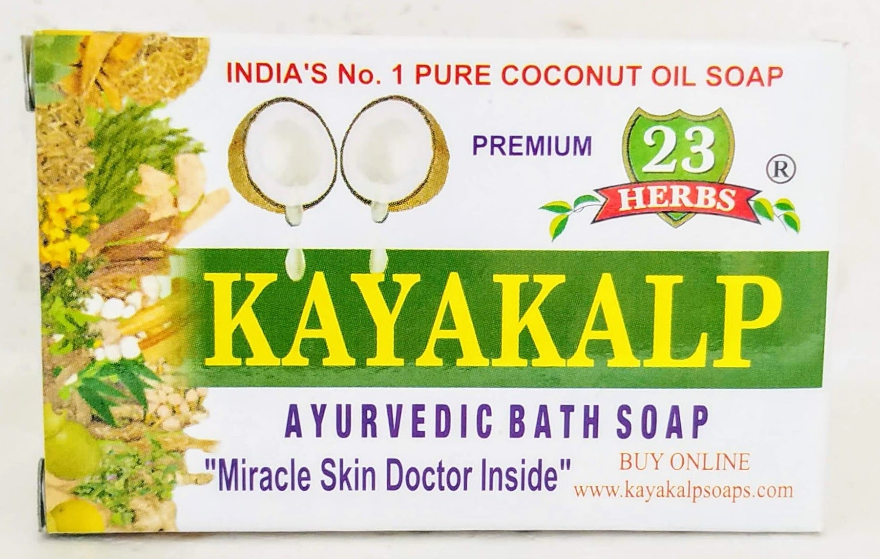 Kayakalpam Soap 75gm -  Nagajothi Herbals - Medizzo.com