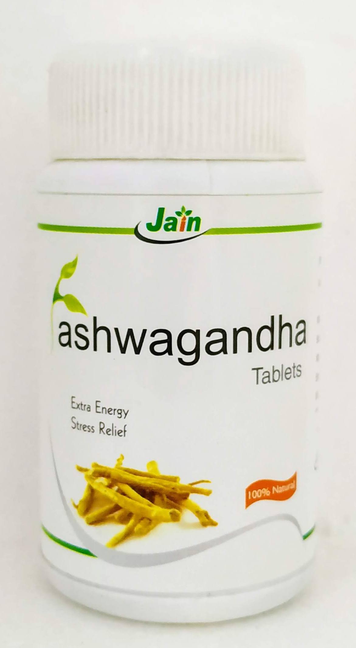 Ashwagandha Tablets - 60Tablets -  Jain - Medizzo.com