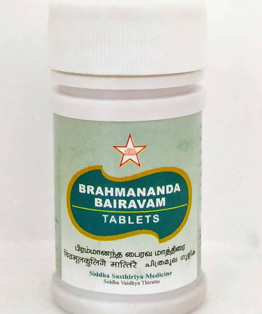 Brahmananda Bairavam - 100Tablets -  SKM - Medizzo.com