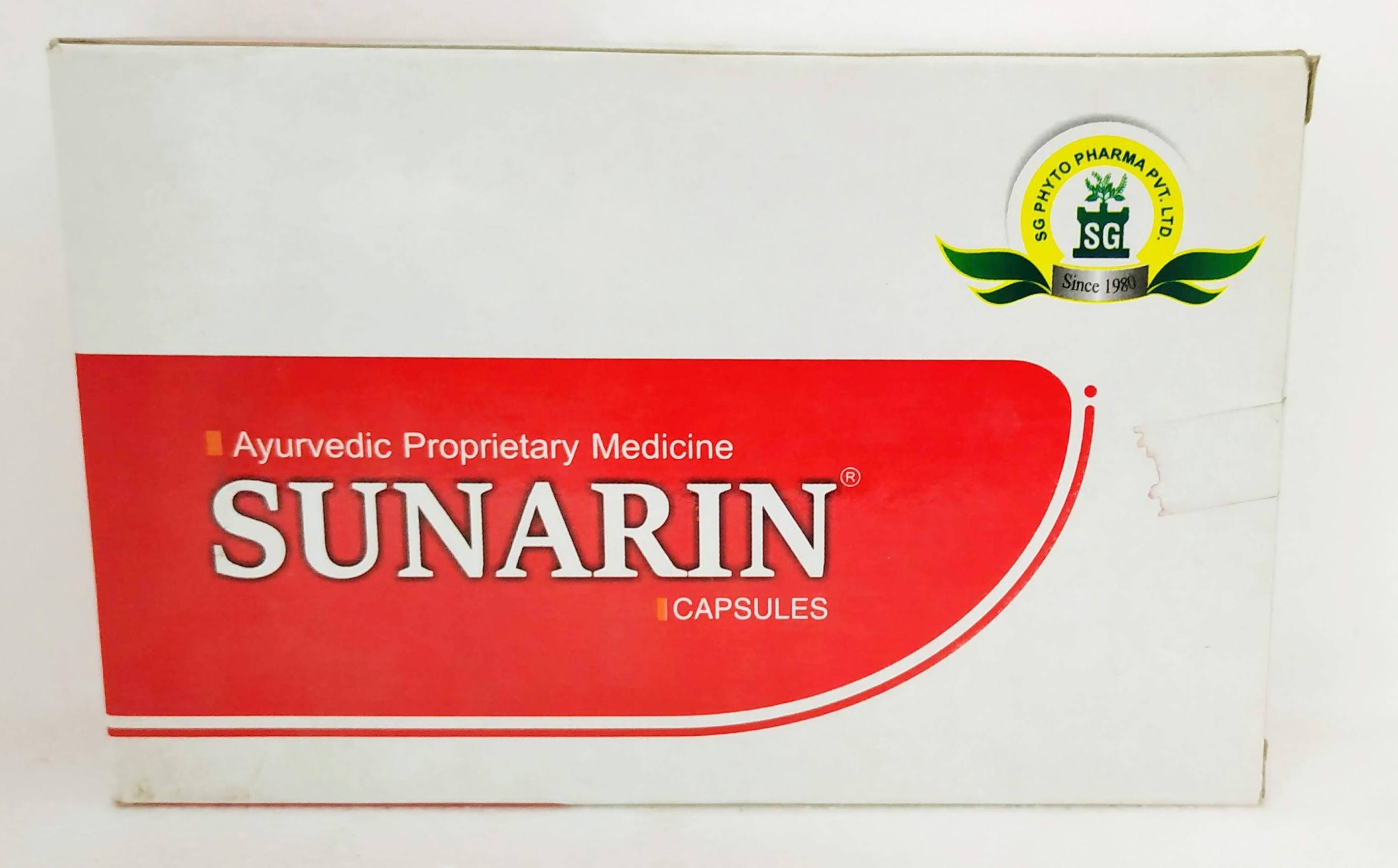Sunarin Capsules - 30Capsules -  SG Phyto - Medizzo.com
