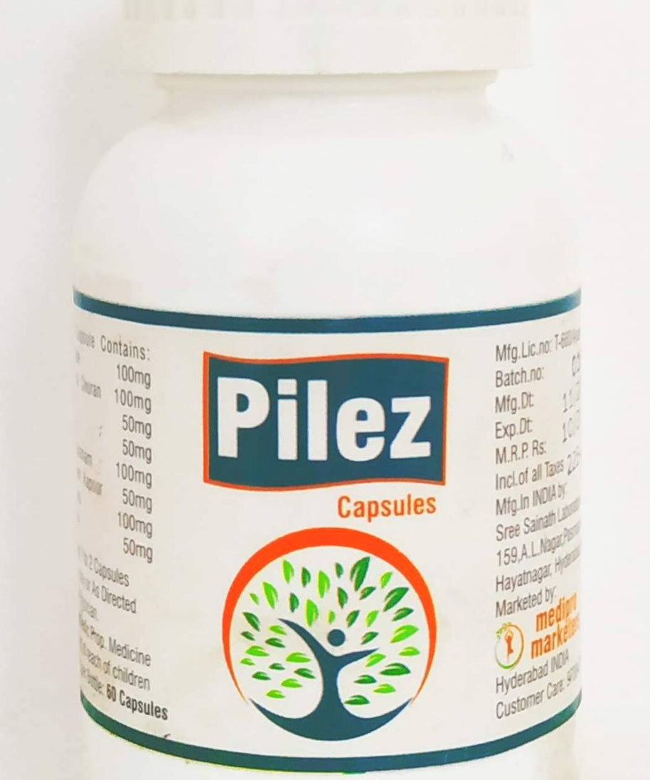 Pilez Capsules - 60Capsules -  Medipro - Medizzo.com