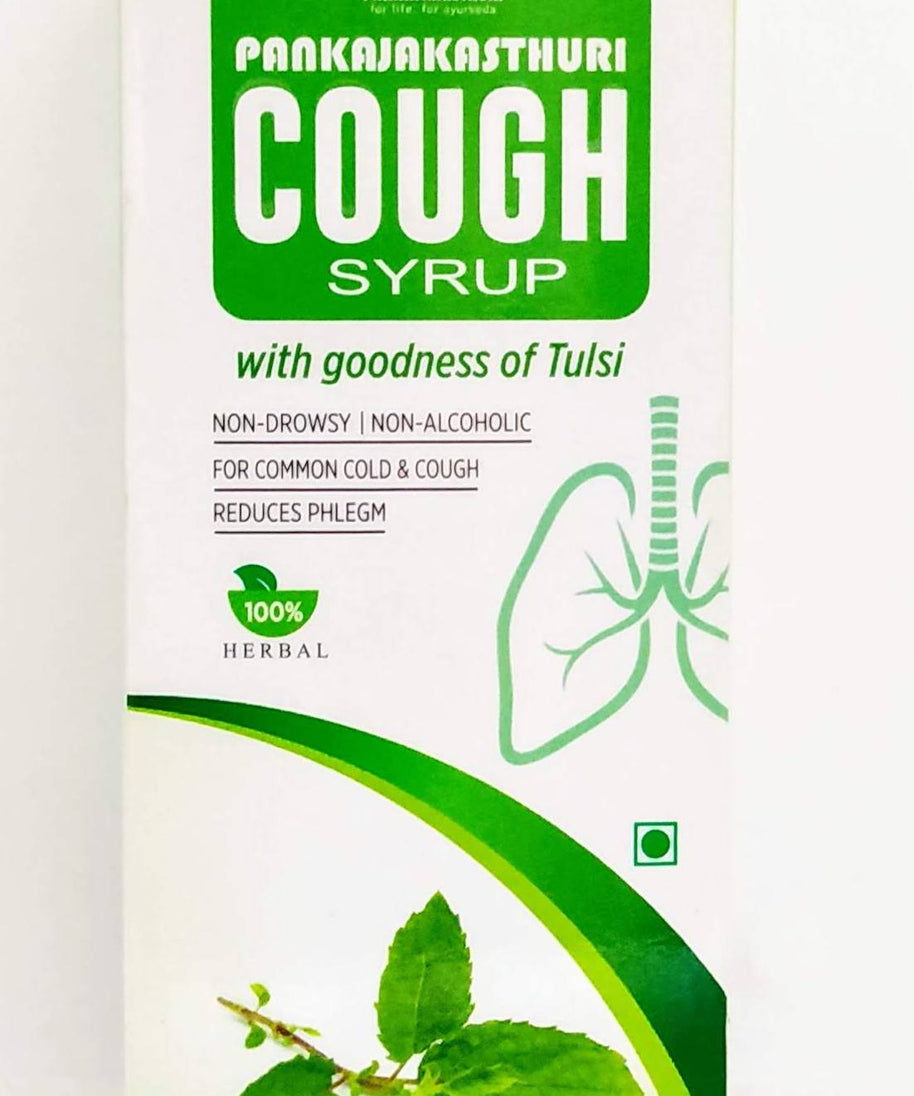 Thulasi Cough Syrup 100ml -  Pankajakasthuri - Medizzo.com