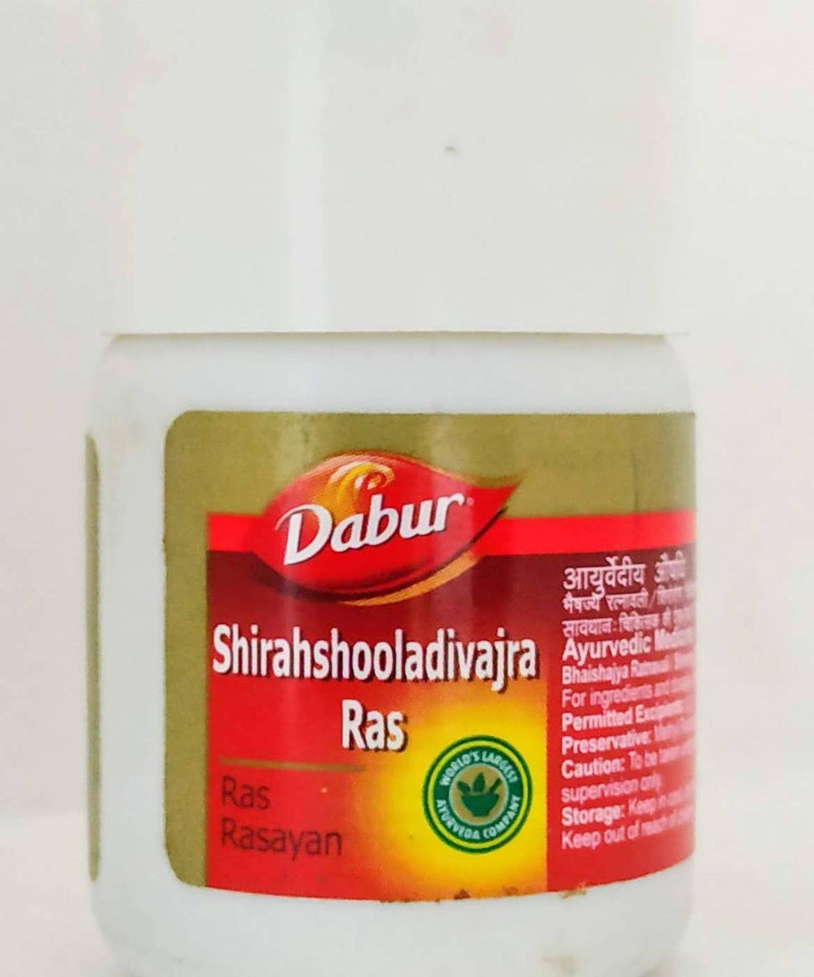 Shirashooladi Vajra Ras Tablets - 20Tablets -  Dabur - Medizzo.com