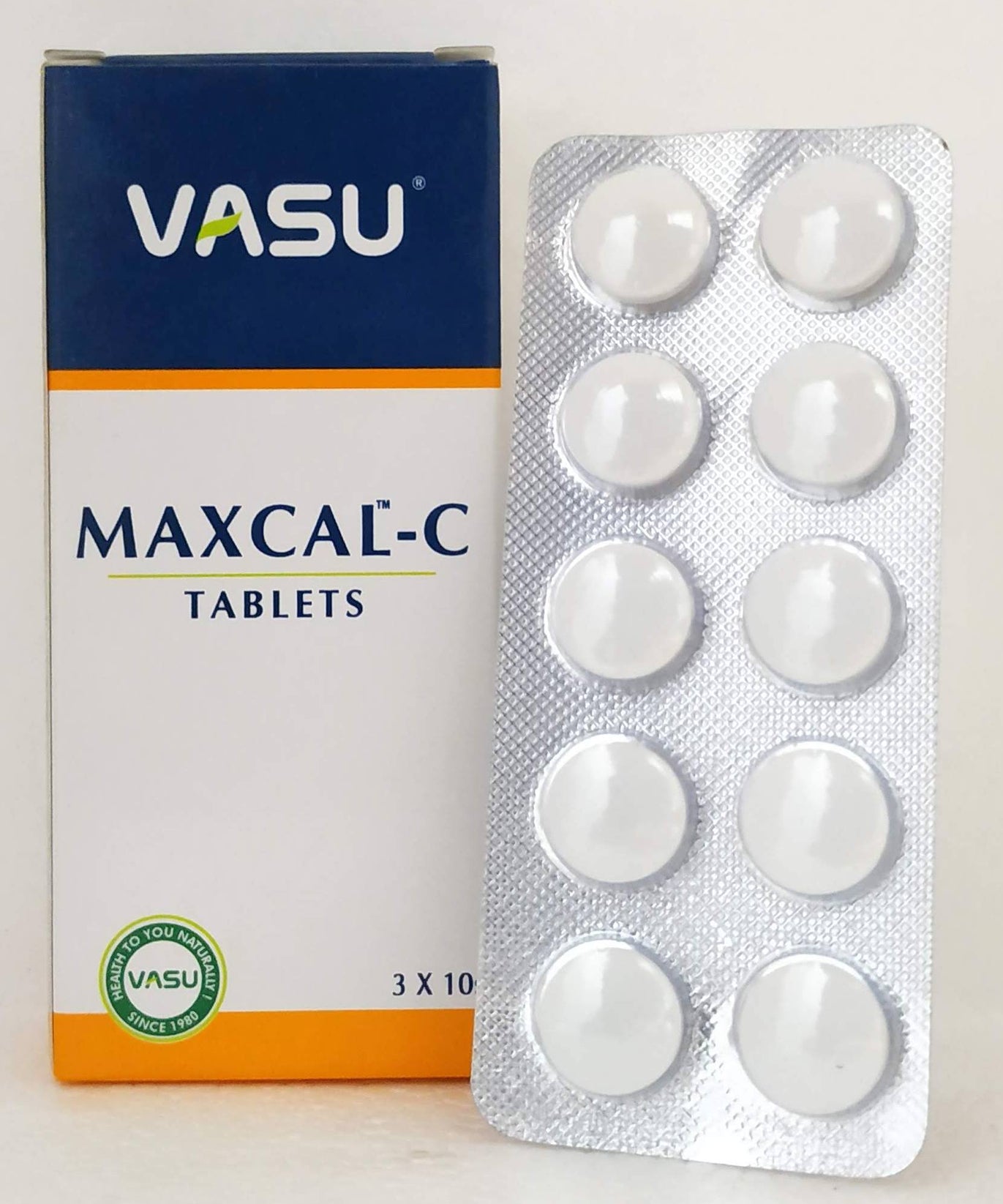 Maxcal-C Tablets - 10Tablets -  Vasu herbals - Medizzo.com