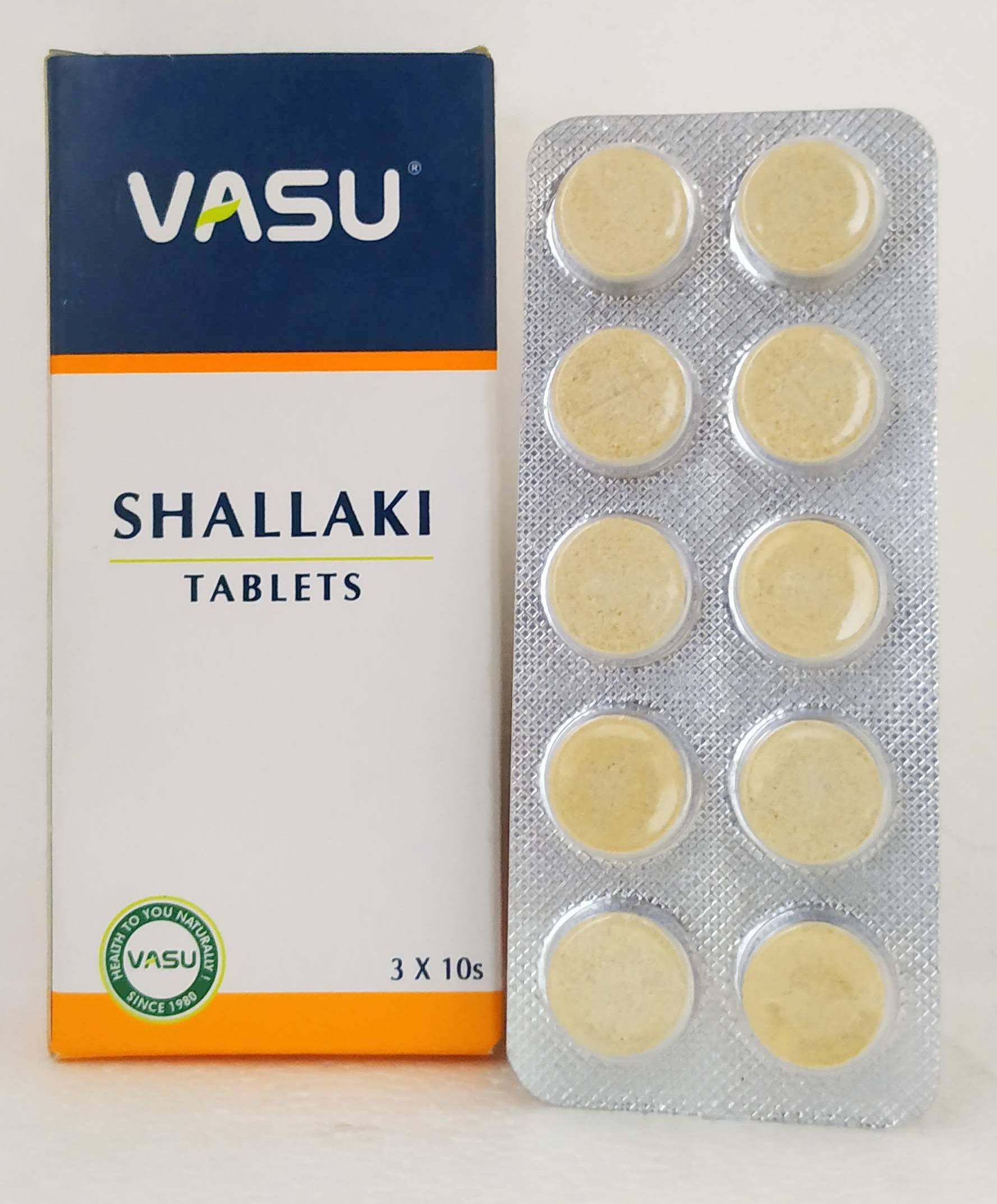 Shallaki Tablets - 10Tablets -  Vasu herbals - Medizzo.com