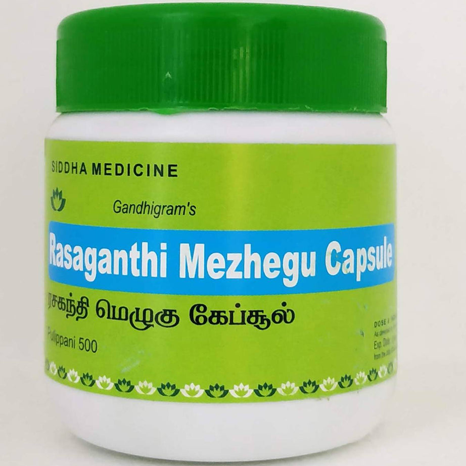 Rasagandhi Mezhugu - 60Capsules -  Lakshmi Seva Sangham - Medizzo.com
