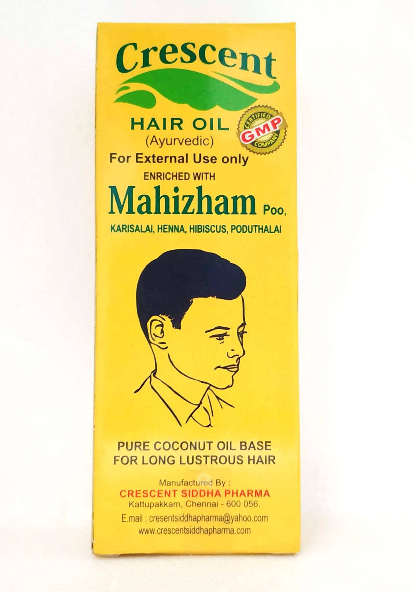Mahizham poo hair oil 100ml -  Crescent - Medizzo.com