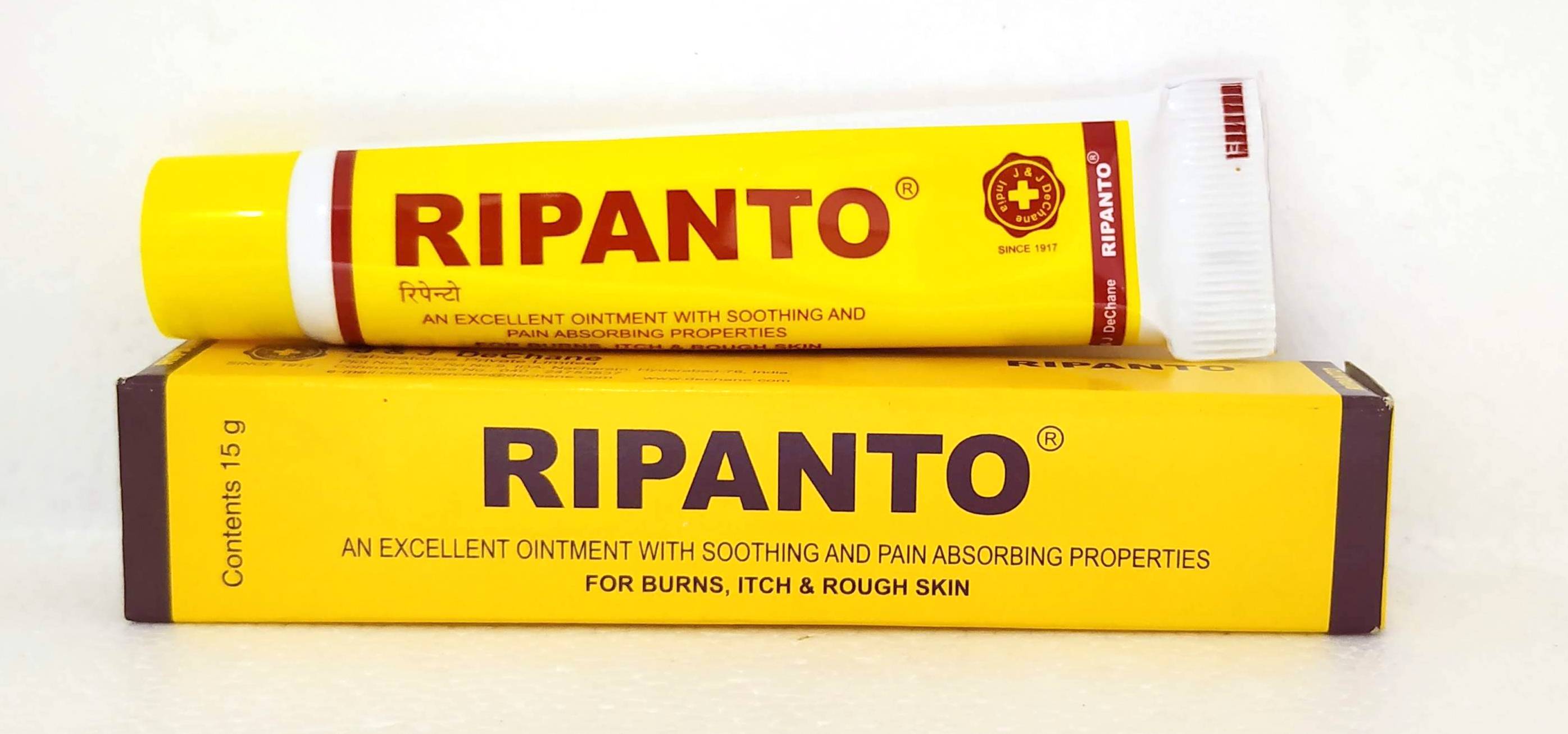 Ripanto Ointment 15gm -  JJ Dechane - Medizzo.com