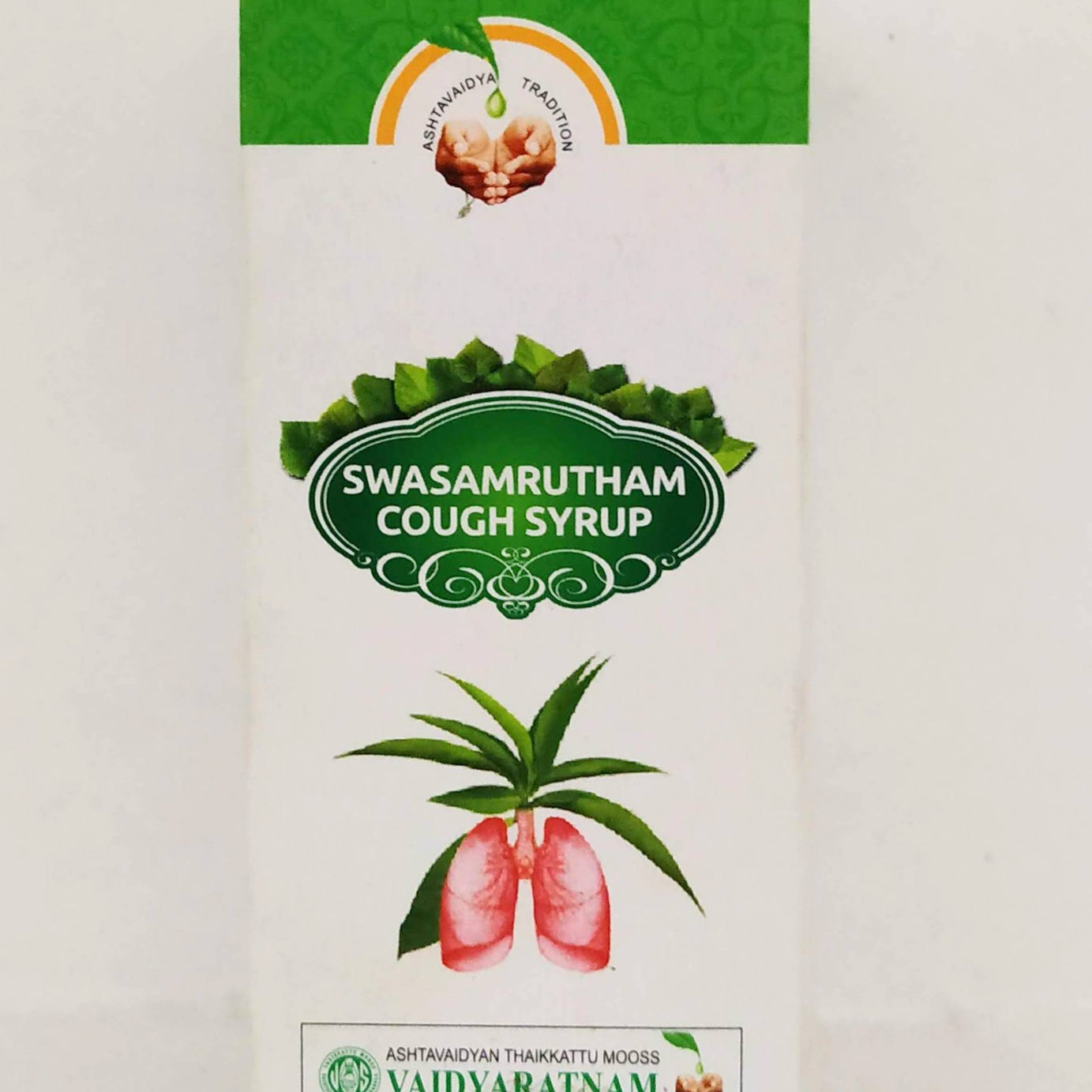 Swasamrutham Cough Syrup 100ml -  Vaidyaratnam - Medizzo.com