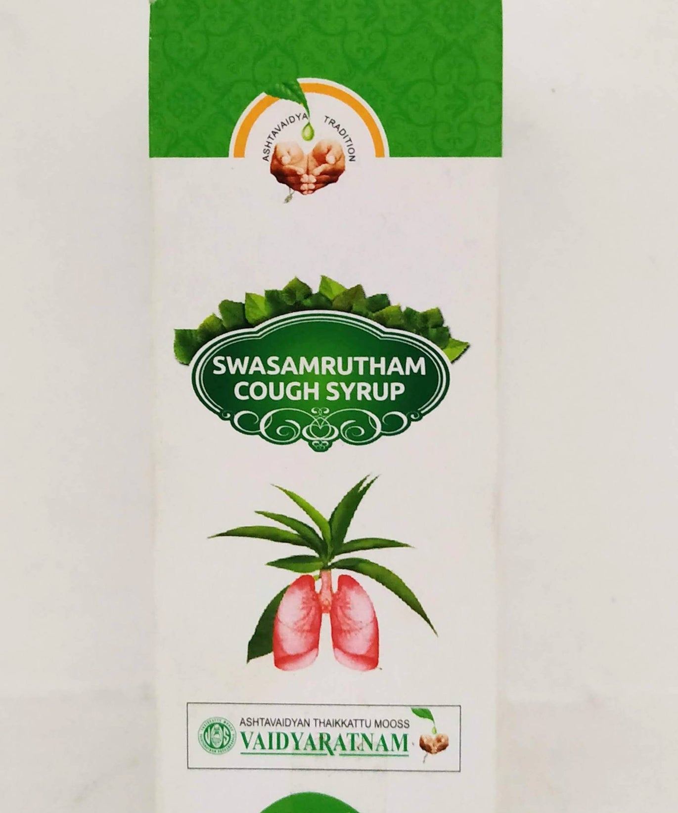 Swasamrutham Cough Syrup 100ml -  Vaidyaratnam - Medizzo.com